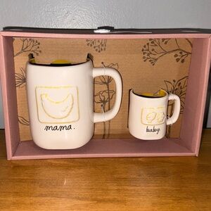Rae Dunn MAMA Chick & BABY Chick Mini Mug Set